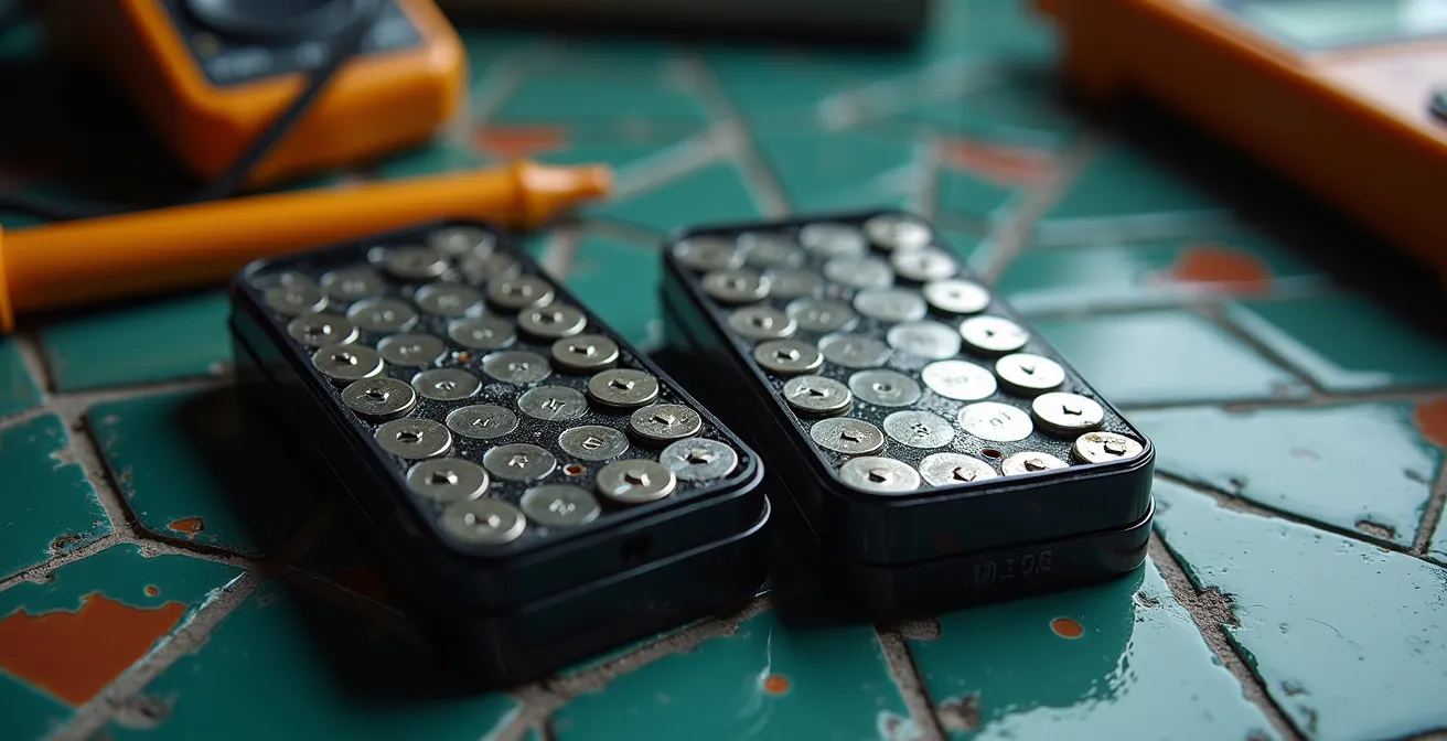 Comparación visual entre celdas de papel y capacidad real en baterías de ebike