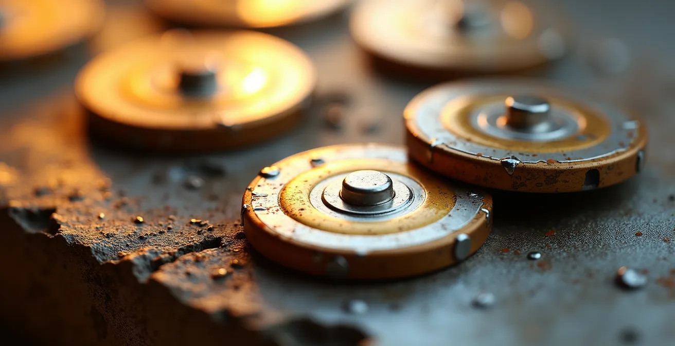 Mapa térmico de España mostrando zonas de riesgo para almacenamiento de baterías por su temperatura extrema.