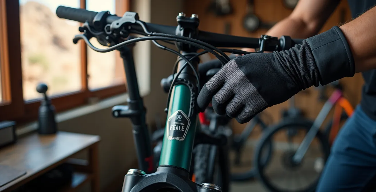 Vista inferior de motor e-bike con protector de cárter de aluminio instalado